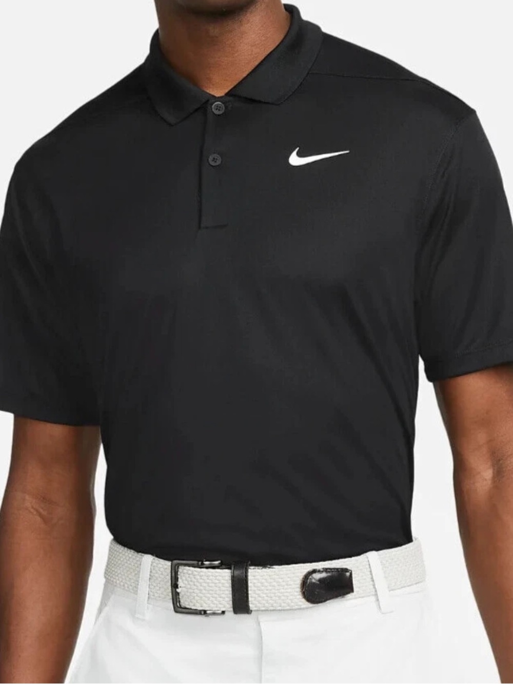 Nike Men's Dri-fit Victory Solid Golf Polo Black Size XL